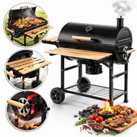 grill-weglowy-ogrodowy-beczka-z-kominem-xxl-polki-kolka-ruszt-termometr