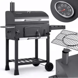 grill-weglowy-ogrodowy-zeliwny-komin-ruszt-57-x-43cm-termometr-duzy
