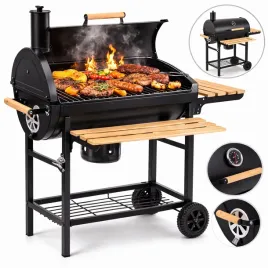 grill-ogrodowy-weglowy-beczka-z-kominem-xxl-polki-kolka-ruszt-termometr