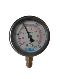 Zdjęcie produktu Wakuometr dolny (-1-+1,5 BAR) gwint 1/4”