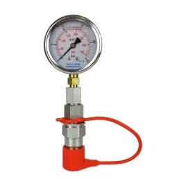Zdjęcie produktu Zestaw pomiarowy manometr 0-25 bar szybkozłącze pomiar ciśnienia w układzie