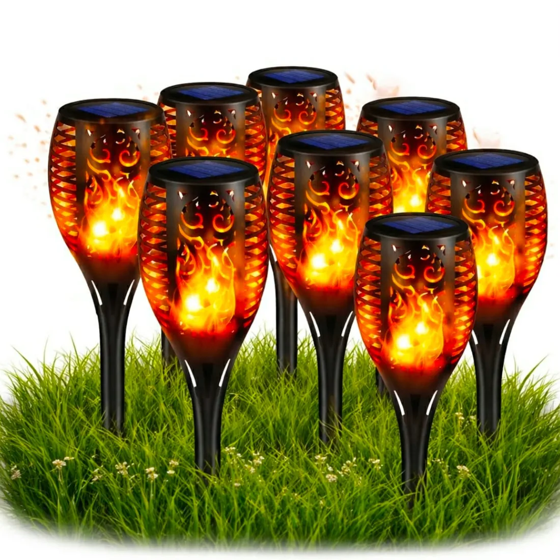 lampa-ogrodowa-solarna-pochodnia-lampka-wbijana-led-do-ogrodu-50cm-8szt-stan-nowy