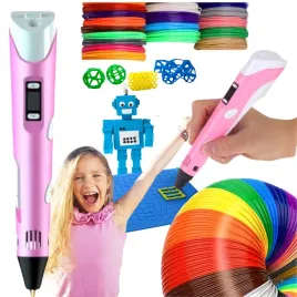 dlugopis-3d-drukarka-3-d-rozowy-dla-dzieci-pen-210m-filament-mata