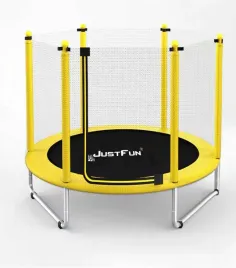 trampolina-rekreacyjna-ogrodowa-z-siatka-dla-dzieci-152-cm-just-fun-yellow