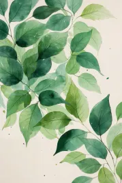 obraz-na-plotnie-60x80-fotoobraz-obraz-natura-liscie-kwiaty
