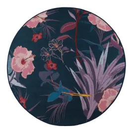 dywan-zewnetrzny-plaskotkany-kwiaty-rozowe-kolo-135cm