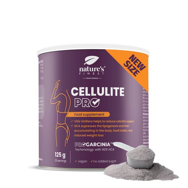 Cellulite PRO - Redukcja Cellulitu - Ekstrakt z Czerwonego Wina, Garcinia