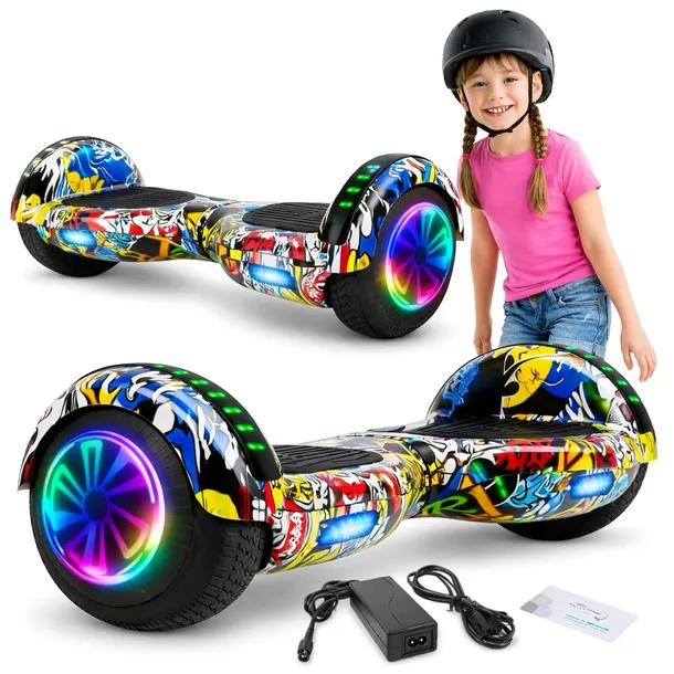 DESKOROLKA ELEKTRYCZNA HOVERBOARD 6,5 CALA DESKA 6,5' 6,5` YELLOW