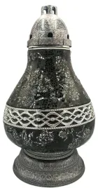 piekny-duzy-znicz-glamour-witraz-karafa-czarna-srebrny-decor-kwiatki-36-cm