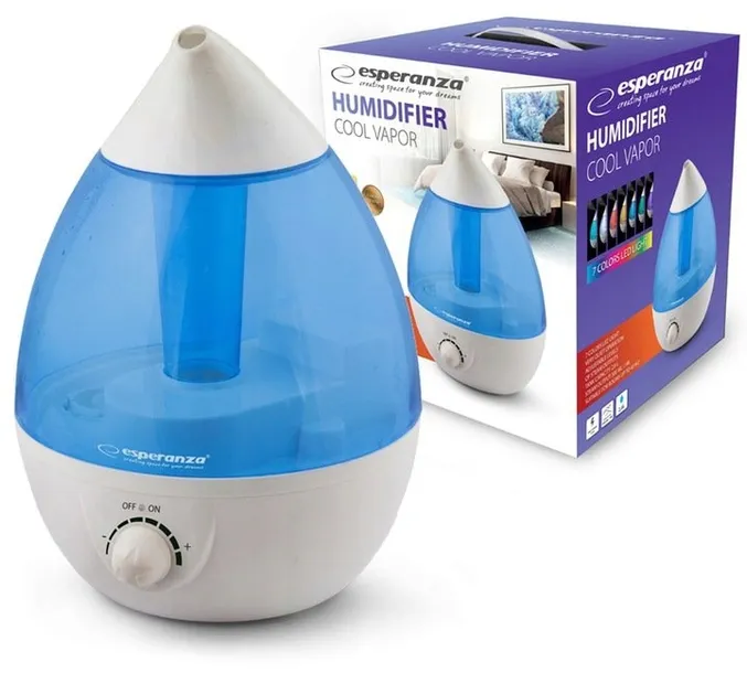 ESPERANZA NAWILŻACZ POWIETRZA COOL VAPOR LED REGULACJA 2,6L 40m²