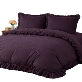posciel-160x200-fiolet-z-falbanka-2x70x80-komplet-3cz-ekskluzywna-premium