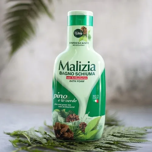 malizia-plyn-do-kapieli-sosna-zielona-herbata-1000ml-stan-nowy