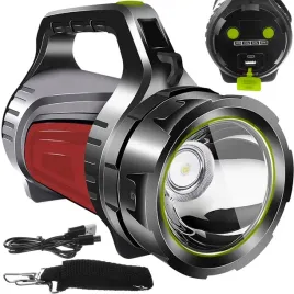 latarka-szperacz-led-akumulatorowa-mocna-usb-powerbank-ladowana-akumulator