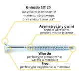 wkret-konfirmat-samowiercacy-matrix-celo-4x50-10szt-stan-nowy