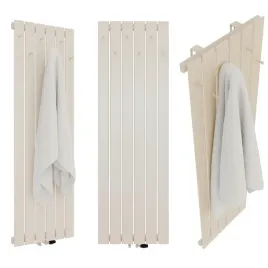 grzejnik-dekoracyjny-pionowy-radiator-z-wieszakami-1000-450-kremowy