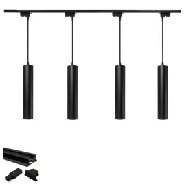 czarne-lampy-wiszace-led-tuby-na-szynie-200-cm-klosz-29cm-nad-blat-wyspe