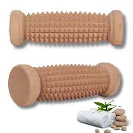 masazer-drewniany-walek-z-kolcami-do-stop-wypukly-18-cm-fizjoterapia