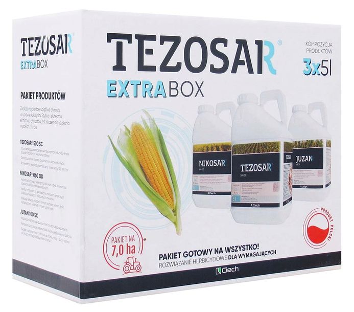 NA CHWASTY TEZOSAR EXTRA BOX NA 7HA - NIKOSAR 5L+TEZOSAR 5L+JUZAN 5L