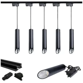 tuby-reflektory-na-kablu-czarno-srebrne-szyna-200-cm-nad-wyspe-do-kuchni