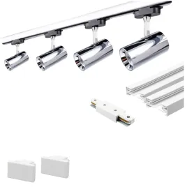 4-lampki-chrom-2-x-szynoprzewod-premium-1metr-bialy-lacznik-zasilajacy