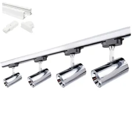 4-x-lampa-gu10-chrom-1-fazowa-szyna-2-metry-biala-do-sklepu-galerii