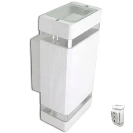 lampa-architektoniczna-na-zarowki-gu10-biala-przed-dom-biuro-gabinet