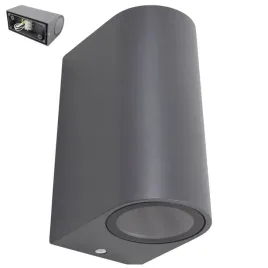 lampa-natynkowa-2xgu10-szara-przed-lokal-sklep-bar-dom-biuro-restauracje