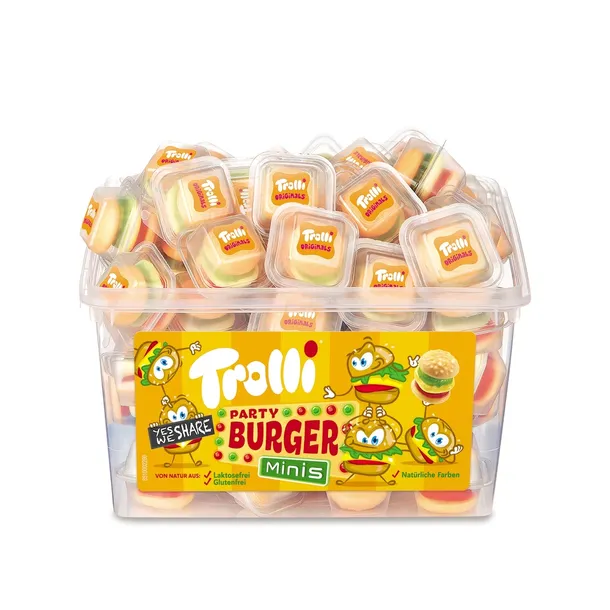 Żelki Trolli Burgery MINI hamburgery Burger 60szt