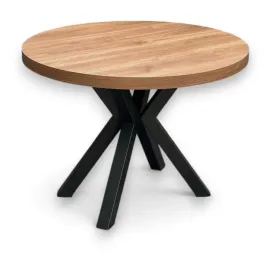 stol-okragly-rozkladany-o-90-190-dab-castello-koniakowy-nogi-metal-x