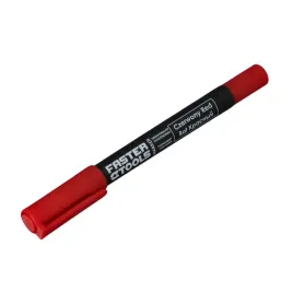 faster-tools-marker-niezmywalny-czerwony-dwustronny-okragly-25-szt