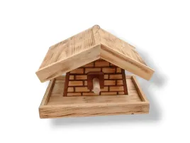 karmnik-dla-ptakow-domek-na-zime-naturalny-opalany-ozdoba-solidny-27x20x20