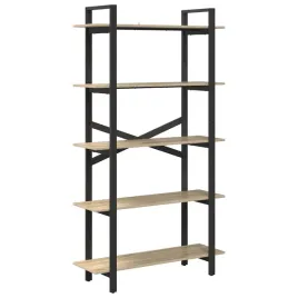 polka-na-ksiazki-dab-sonoma-100-x-335-x-178-cm