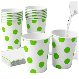 kubeczki-papierowe-biale-zielony-250-ml-komplet-6-szt-na-przyjecia-imprezy