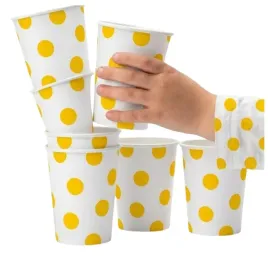 kubeczki-papierowe-biale-zolte-jednorazowe-250-ml-komplet-6-szt-na-imprezy