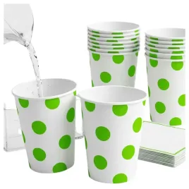 kubeczki-papierowe-biale-zielony-250-ml-komplet-6-szt-na-imprezy-okazje