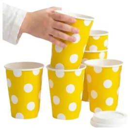 kubeczki-papierowe-biale-zolte-komplet-6szt-270-ml-jednorazowe-na-przyjecia