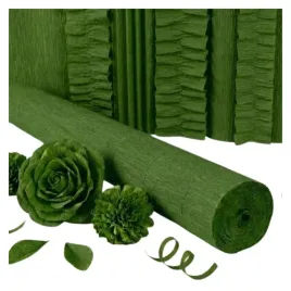 krepina-wloska-591-zielona-gladka-kwiatow-szkolna-dekoracyjna-50x250-cm