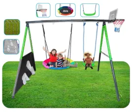 podwojna-hustawka-ogrodowa-ze-stelazem-liny-bocianie-gniazdo-kosz