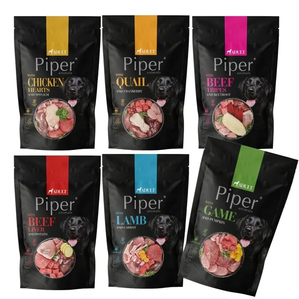 PIPER Mokra karma dla psa Mix smaków 30x500g