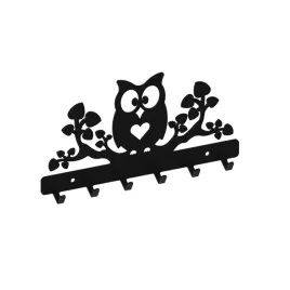 wieszak-na-klucze-sowka-na-galezi-metal-czarny-6-haczykow-polski