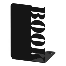 podporka-do-ksiazek-book-czarny-mat-struktura-loft-metalowa