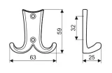 gamet-wieszak-wp05-chrom-polysk-liczba-sztuk-1-szt