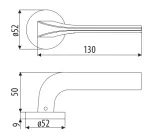 gamet-klamka-dh18-vidaro-basic-line-szyld-okragly-chrom-polysk-kolor-srebrny