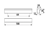 gamet-uchwyt-ud34-dab-64mm-rodzaj-klasyczny