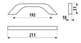 uchwyt-uu17-soft-touch-czarny-192mm-kolor-czarny