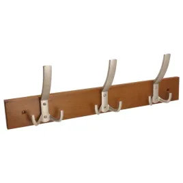 gamet-wieszak-wd24-panel-drewniany-3-haczyki-nikiel-satynowy