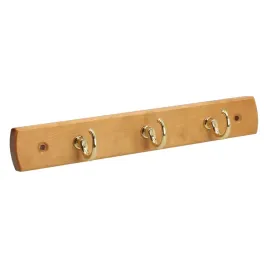 gamet-wieszak-wd43-panel-drewniany-olcha-3-haczyki-zloty-polysk