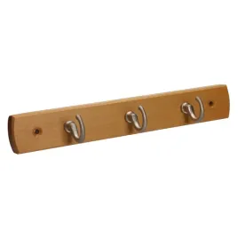 gamet-wieszak-wd43-panel-drewniany-olcha-3-haczyki-nikiel-satynowy