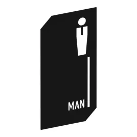 gamet-tabliczka-wc-man-czarny-strukturalny-70mm