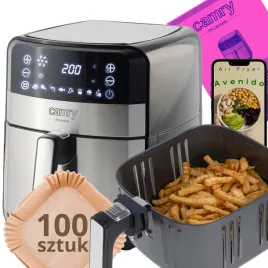 frytkownica-beztluszczowa-5l-air-fryer-9-programow-timer-led-100-wkladow